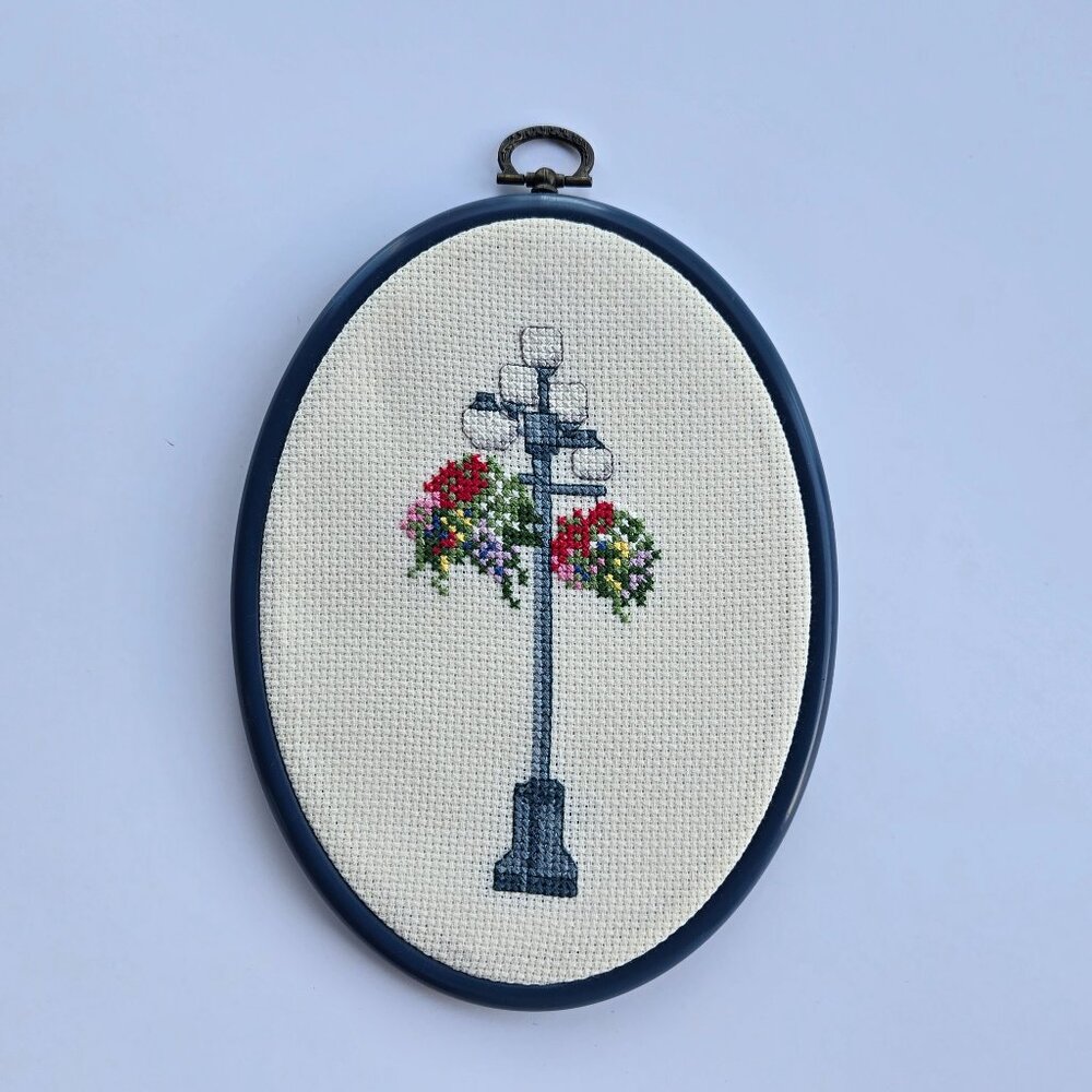 Hand Embroidered Hoop Art – Floral Cottagecore Wall Decor, Fiber Art Embroidery